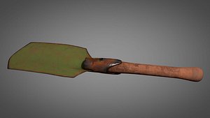 Spade metal vintage rusty