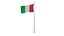 Ensemble de drapeaux italiens