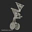 Boeing Front Landing Gear Modèle 3D