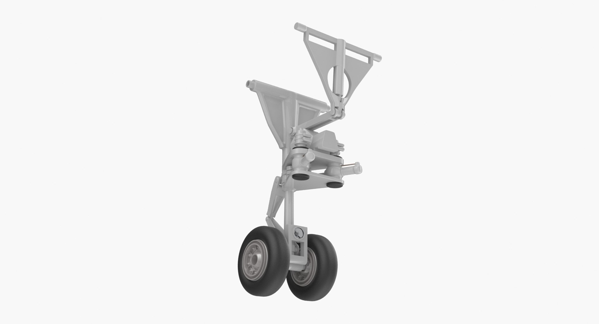 Boeing Front Landing Gear 3D Model 3D model preview