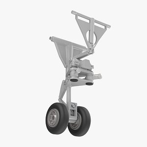 Boeing Front Landing Gear 3D Model