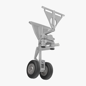 Boeing Front Landing Gear 3D Model