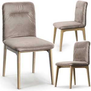 3D calligaris greta wood chair