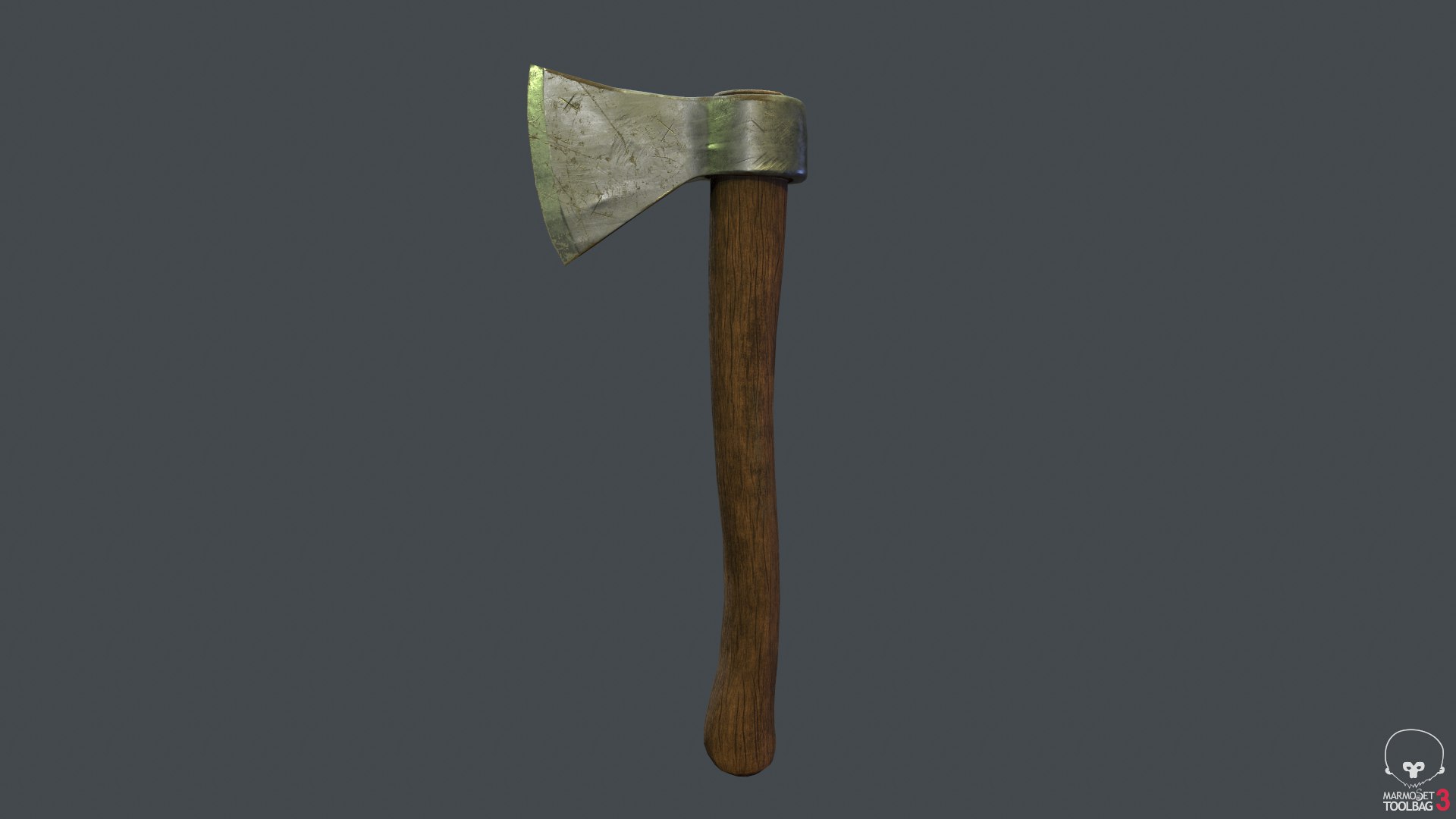 3D old steampunk axe model - TurboSquid 1487775