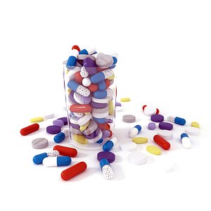 3D model pills