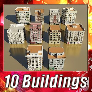 building collections 3d model