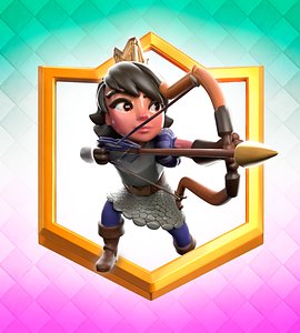 Clash Royale Princess Card 3D