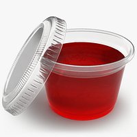 Red Gelatin Dessert