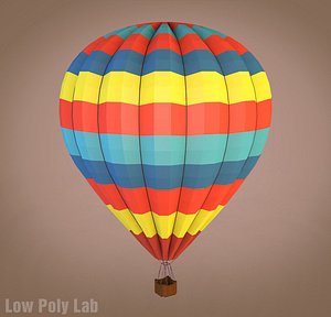 Low Poly Balloon Cartoon