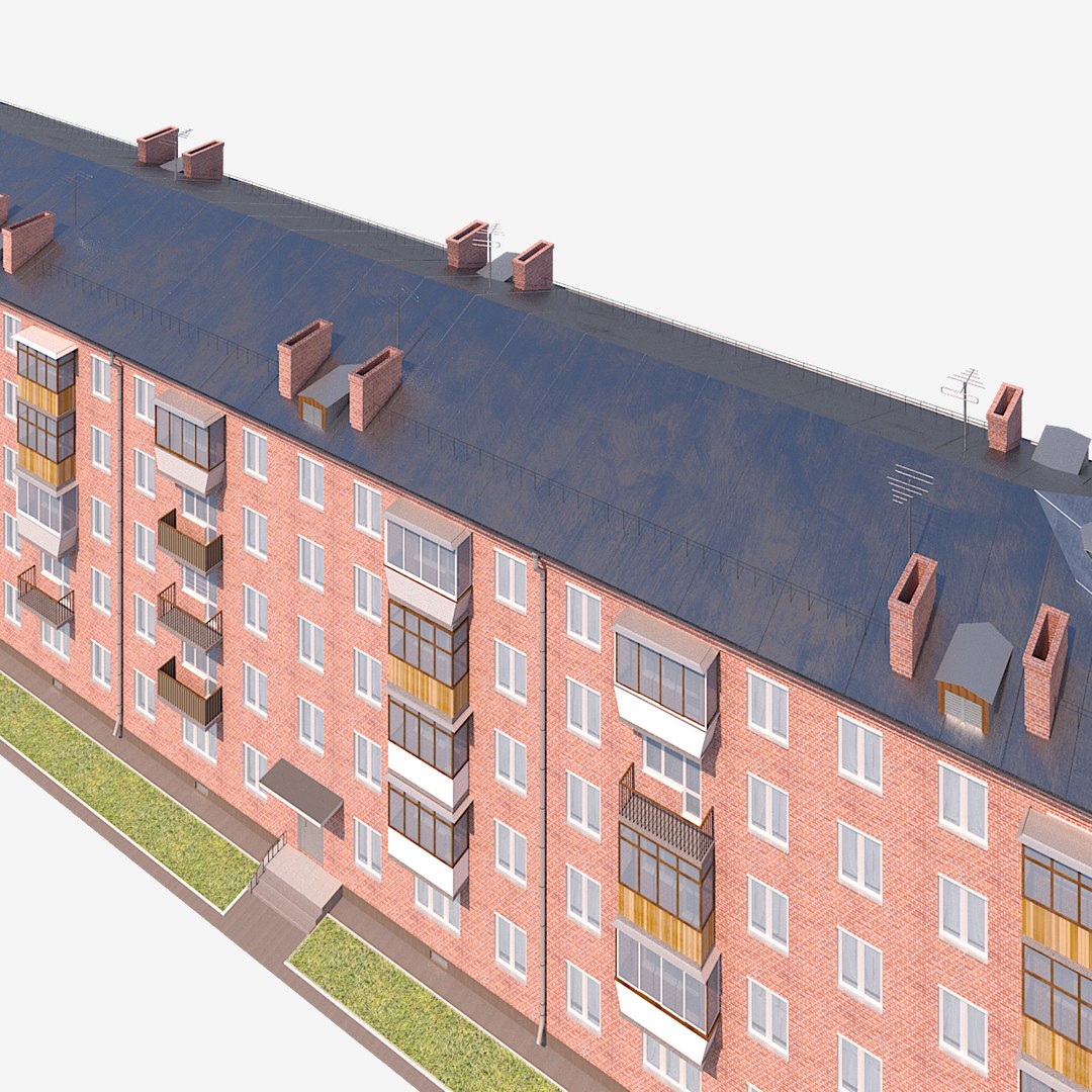 Soviet House 3D - TurboSquid 1466348