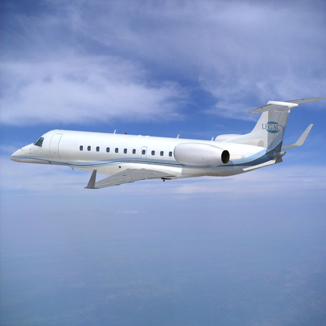 Embraer Erj-135bj Legacy 3d Model