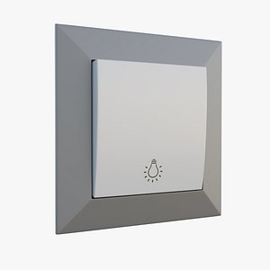 Electrical Wall Switch with Lamp Symbol model