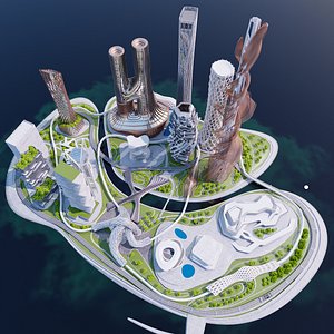 Future City Island Next model
