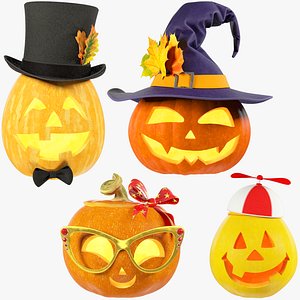 Halloween Pumpkins Family Collection V6
