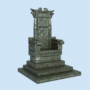 throne 3d model