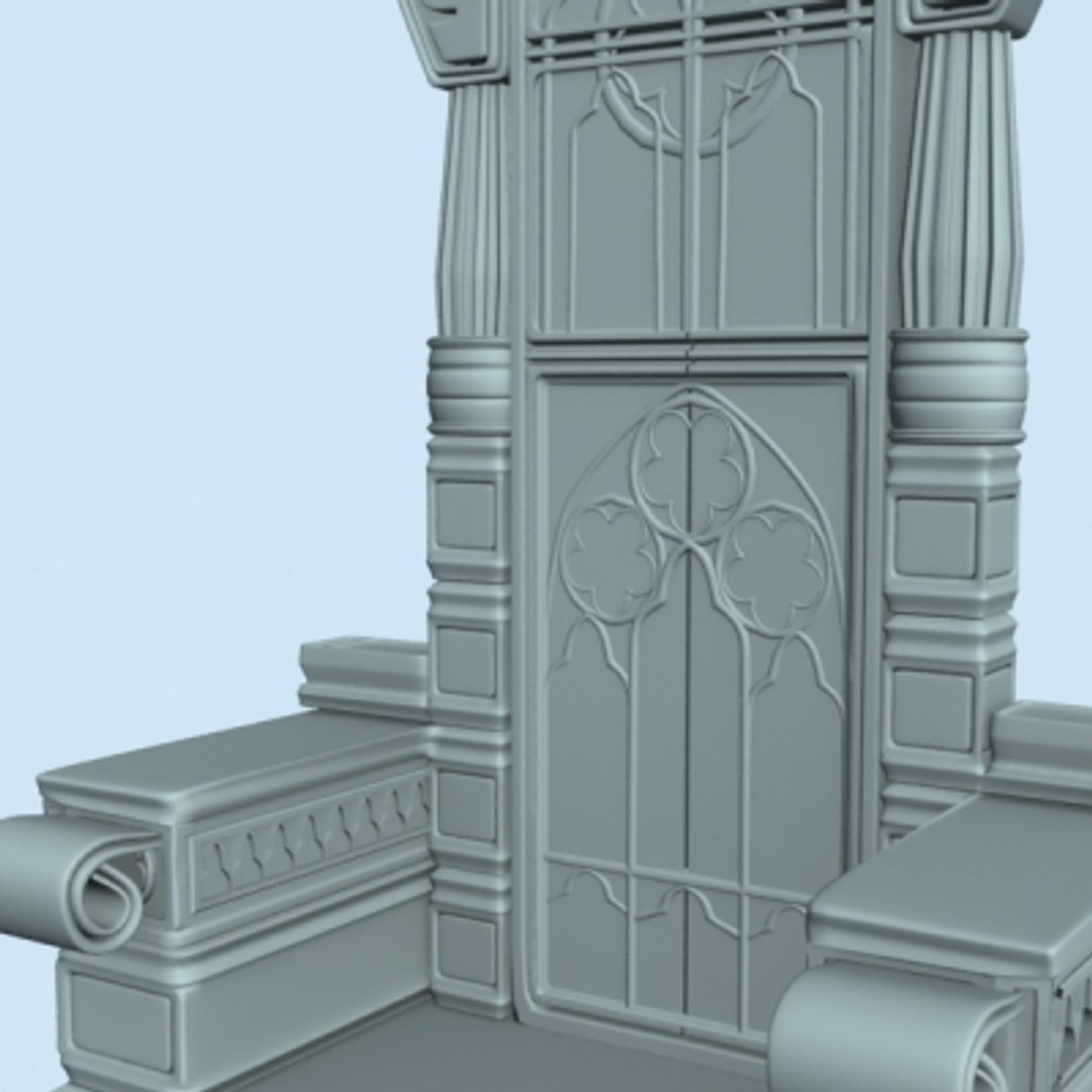 throne 3d model