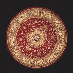 Medieval Round Tapestry Four 3D