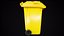 Biohazardous Waste Wheeled Trash Can Rigged PBR