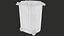 Biohazardous Waste Wheeled Trash Can Rigged PBR