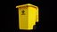 Biohazardous Waste Wheeled Trash Can Rigged PBR