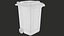 Biohazardous Waste Wheeled Trash Can Rigged PBR