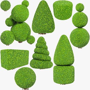 Stylized Bushes Collection V5