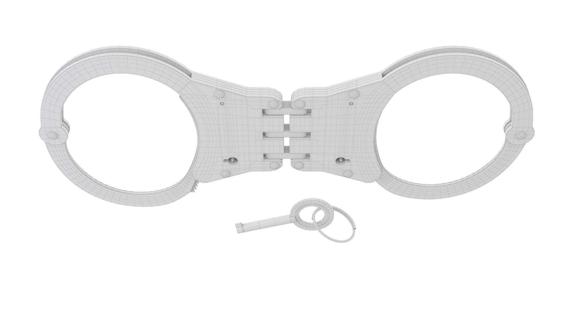 3D Handcuffs Security TurboSquid 1604838