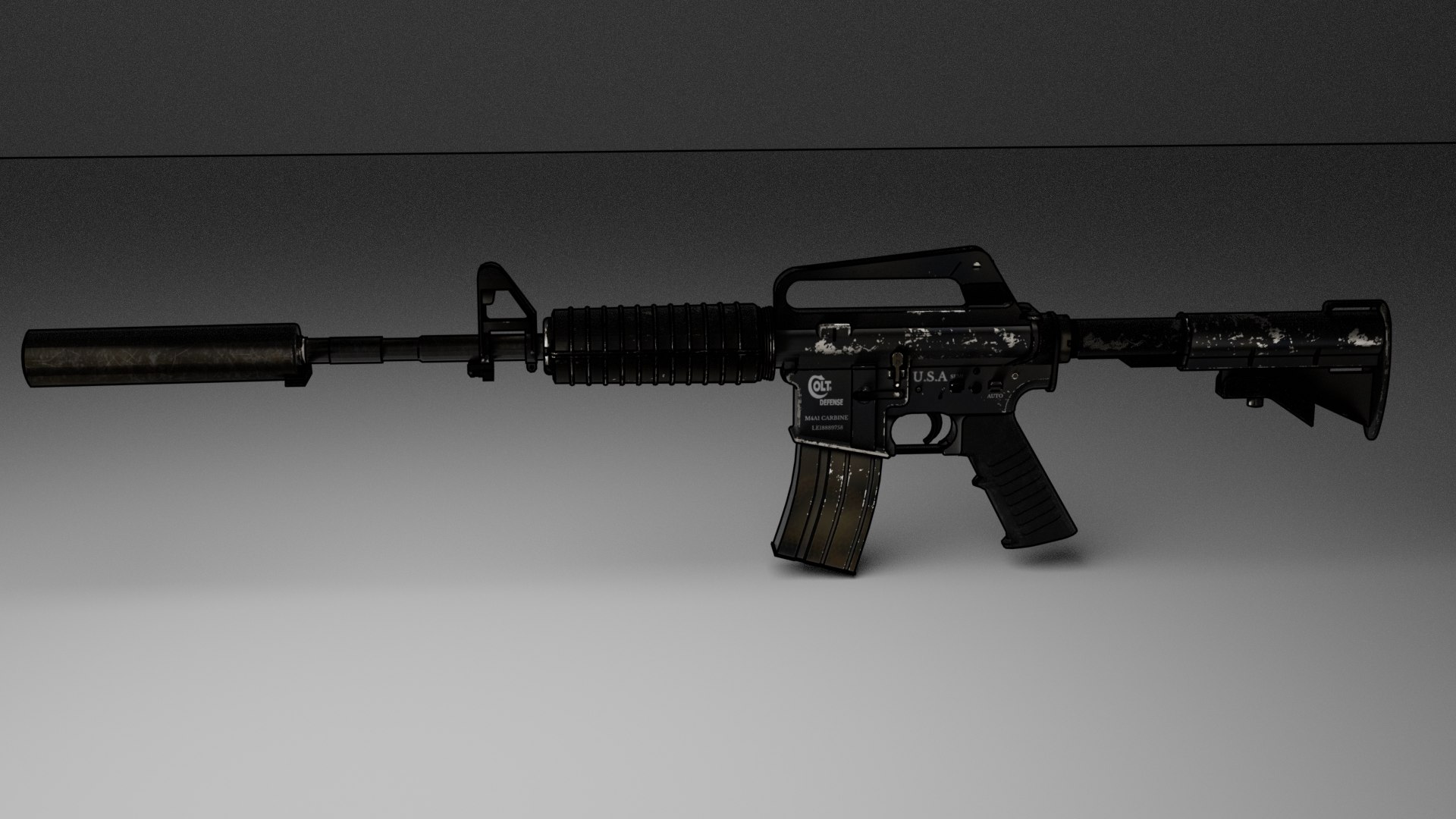 M4a1 Model - TurboSquid 1718497