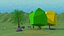 3D tree american elm model