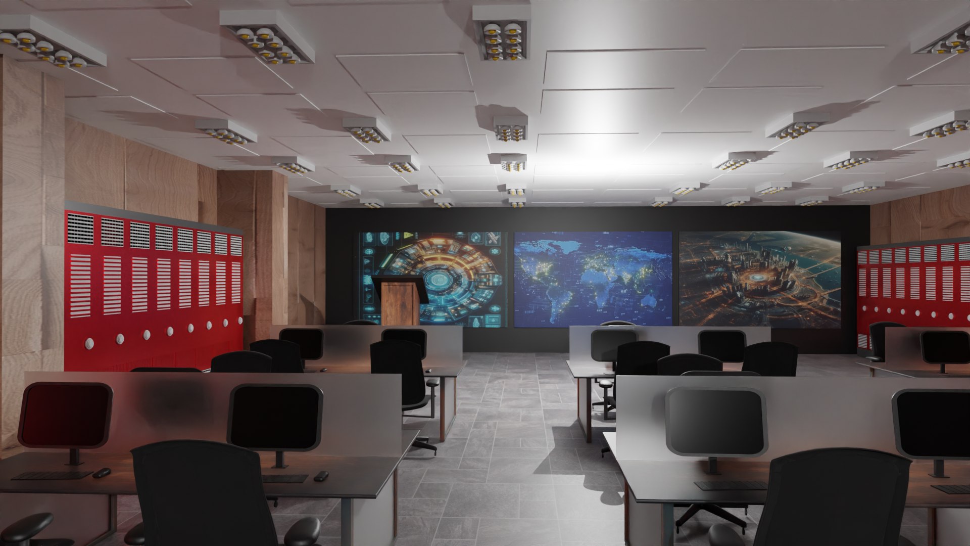 Mission Control Center 3D model - TurboSquid 2179262