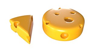 3D Cheese PBR model