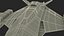 Futuristic Space Fighter Aircraft 3D model