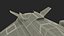 Futuristic Space Fighter Aircraft 3D model