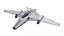 Futuristic Space Fighter Aircraft 3D model