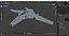 Futuristic Space Fighter Aircraft 3D model