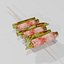 Assortimento di Yakitori - 5 tipi si incontrano