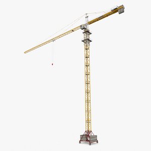 Construction Tower Crane Liebherr 3D model