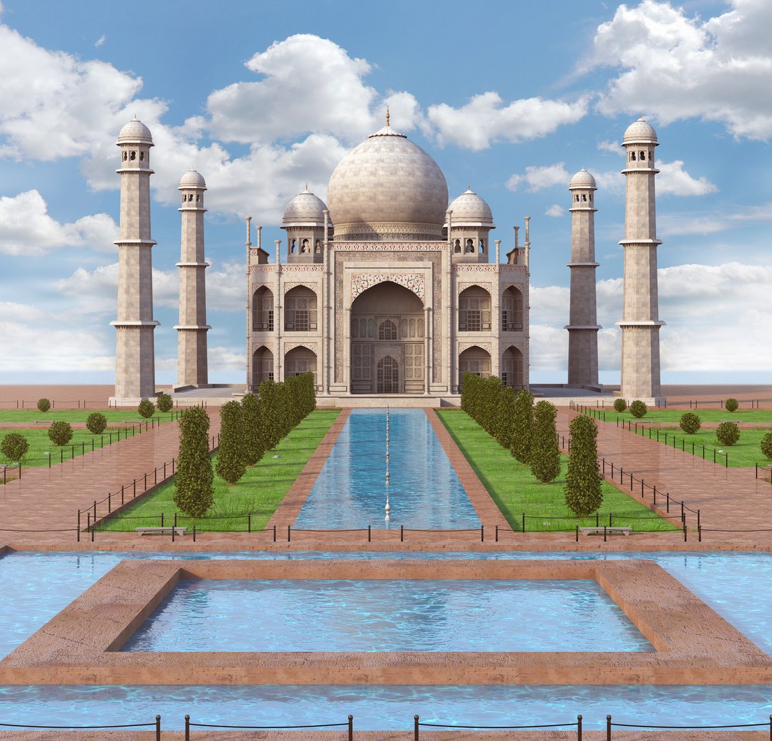 Learn how to draw the Taj Mahal monument | Learn to draw, Taj mahal drawing,  Drawings