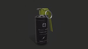 Flashbang Grenade 3D model