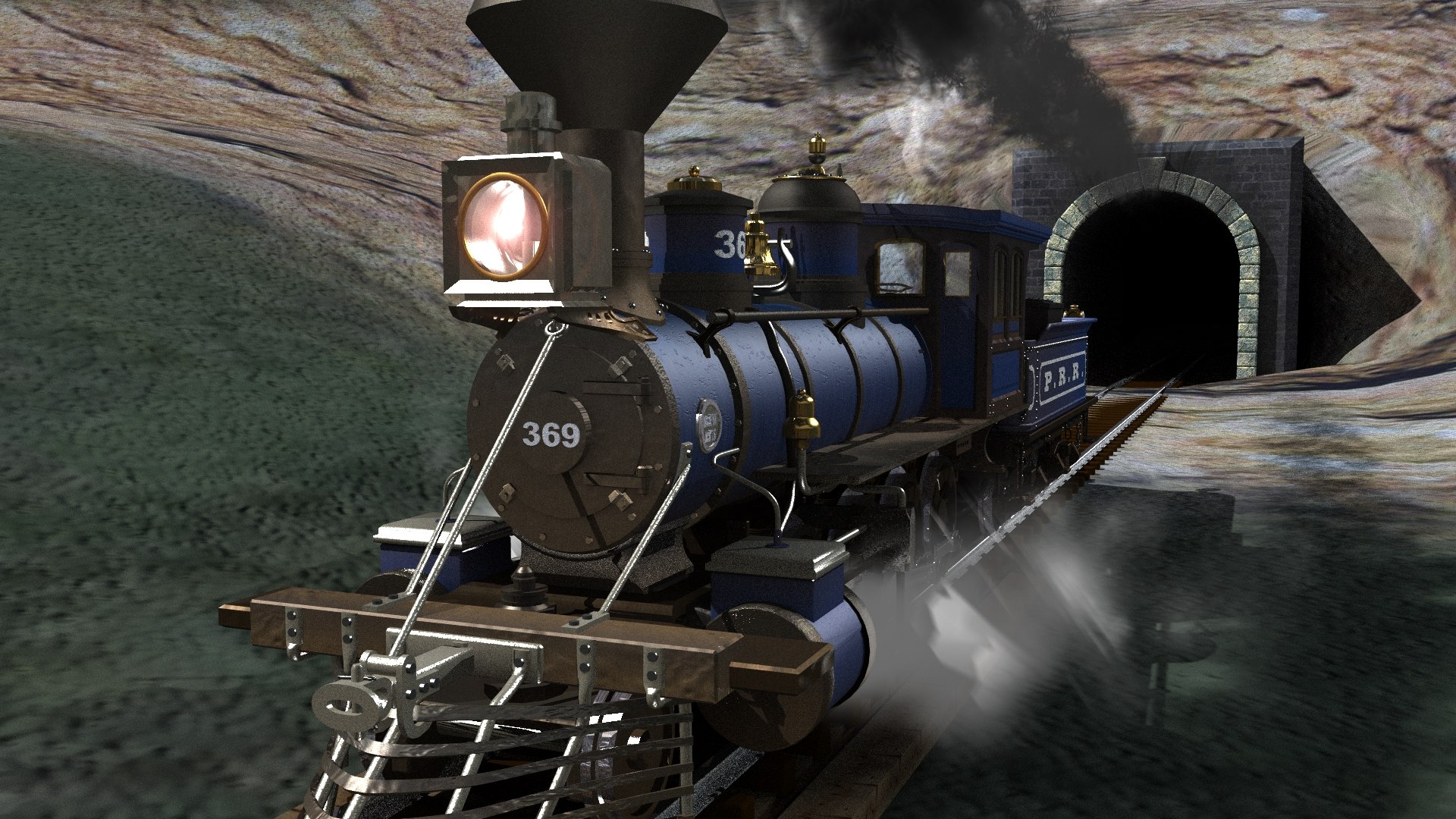 Prr Engine Tender Rigged Lightwave Lwo