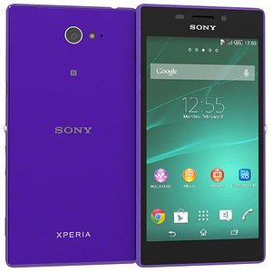 sony xperia m2 purple lwo