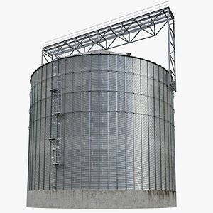 Industrial grain silo