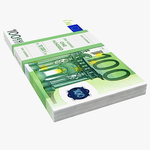 100 Euro Bundle Banknotes