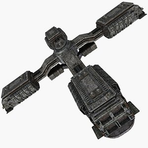 3D space station
