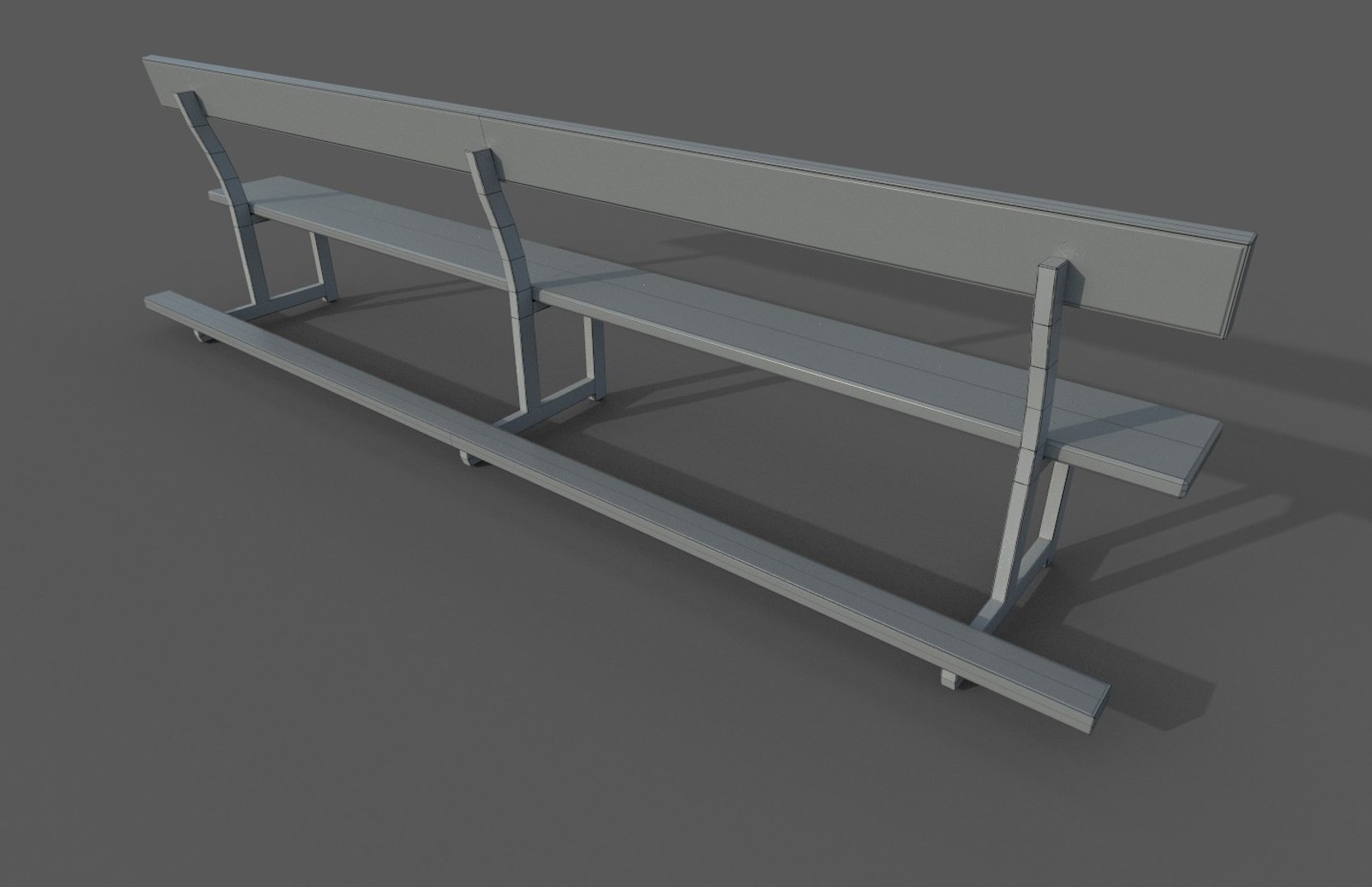 Bench model - TurboSquid 1627041