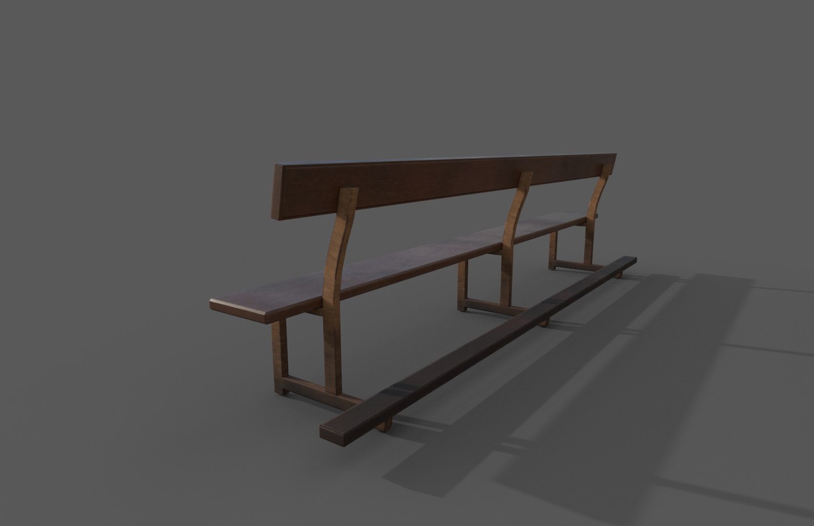 Bench model - TurboSquid 1627041