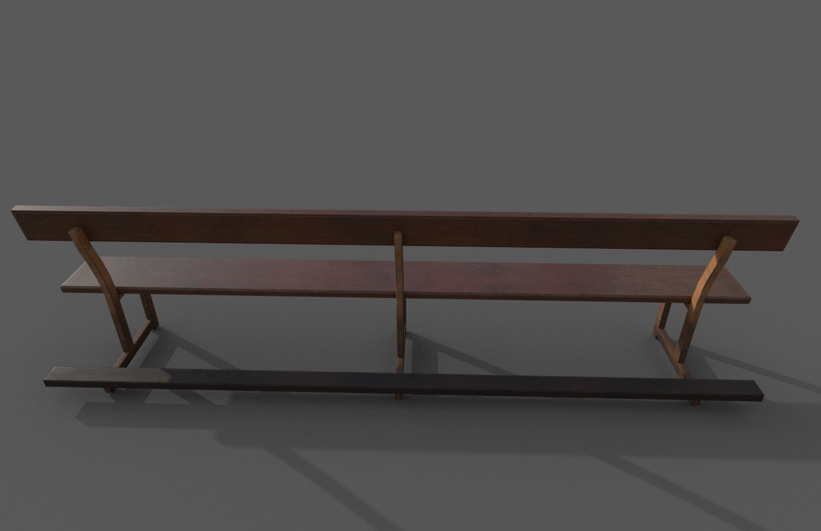 Bench model - TurboSquid 1627041
