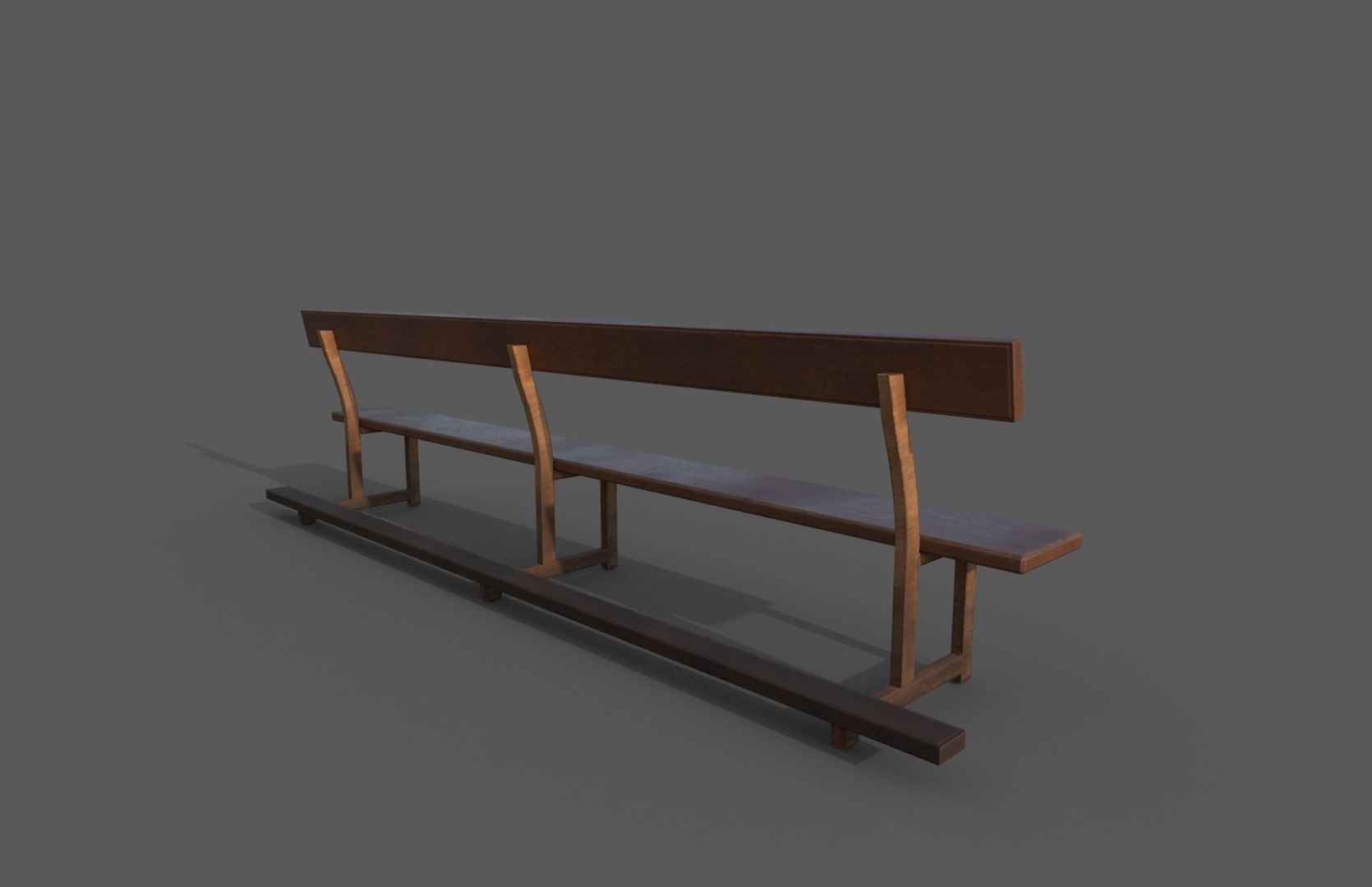 Bench model - TurboSquid 1627041