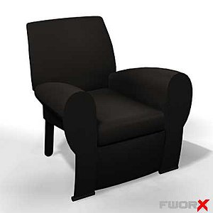 3d max armchair chair