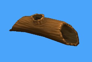 fallen log 3d 3ds